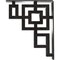 Ekena Millwork Eris Wrought Iron Bracket, (Triple center brace), Antiqued Pewter 2"W x 10"D x 12"H BKTM02X10X12TERAPW - alternate 5